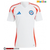 Moške Nogometnih dresov Čile Gostujoči Copa America 2024 Kratki rokavi